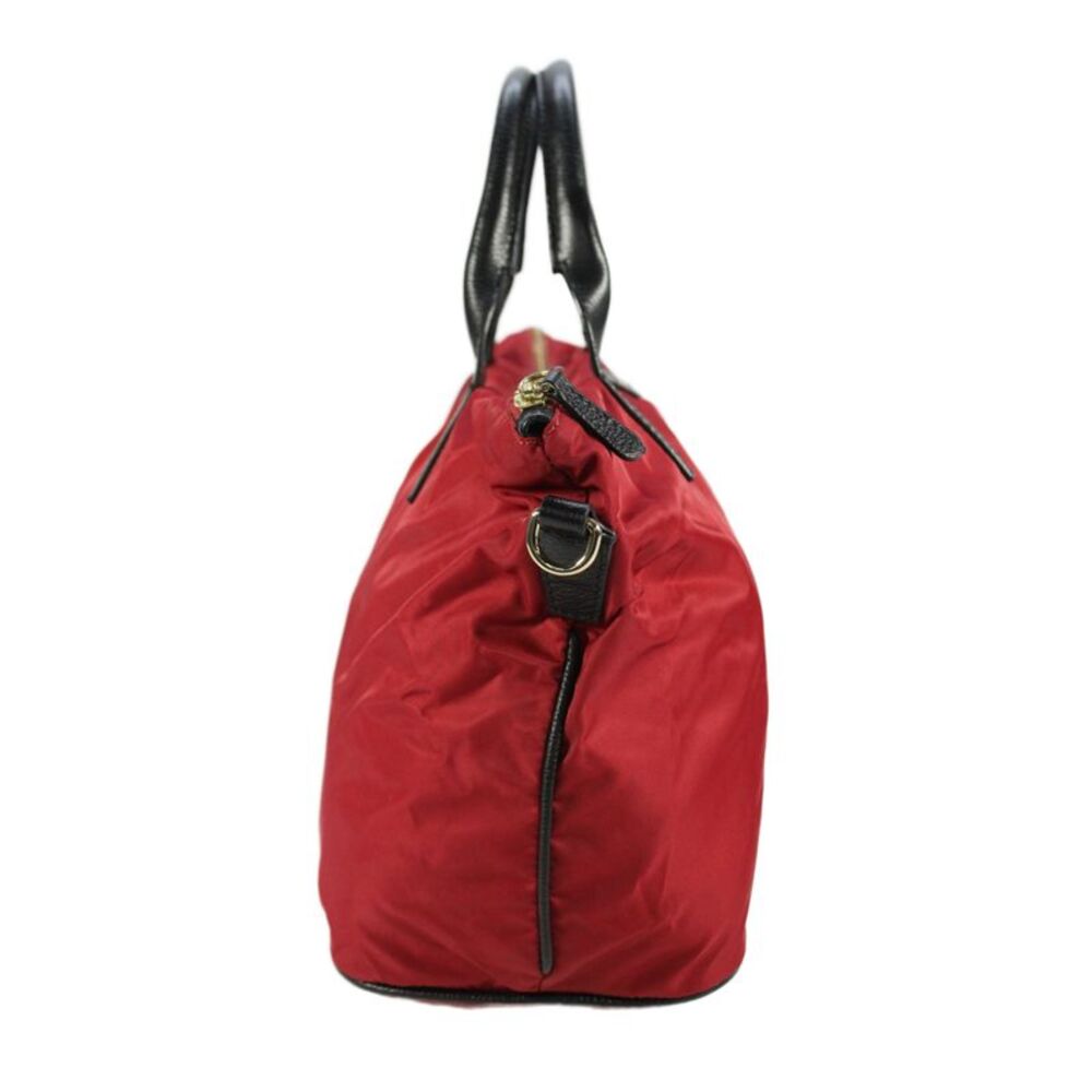 Barneys New York Womens Zipped Bowler Handbag Red - Picture 2 of 6